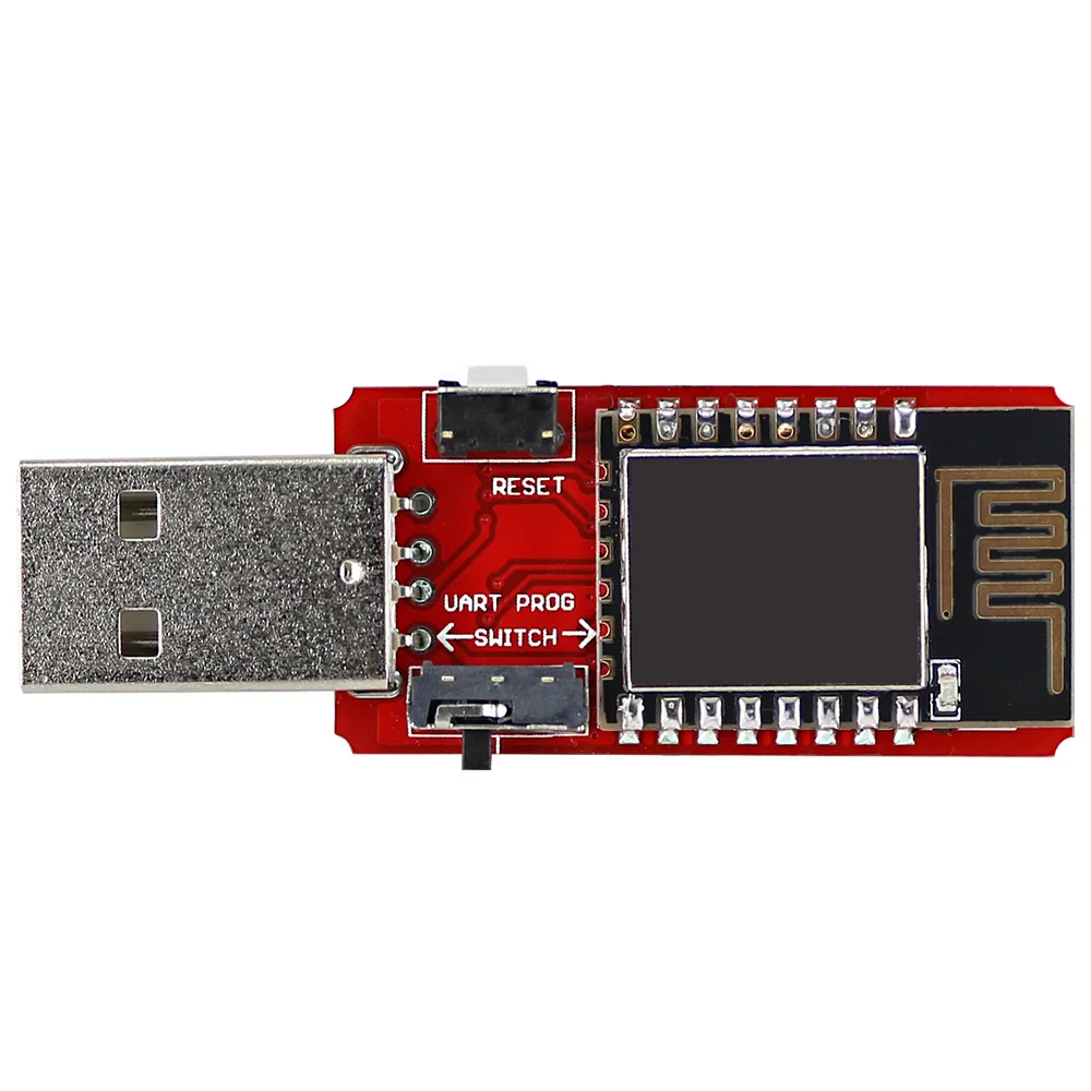 USB-ESP 12E 모듈 내장 안테나 직렬 트랜시버 Wi-Fi 호환 디버깅 펌웨어 프로그래밍 ESP8266 용 2.4GHz [OPEN-SMART-142]