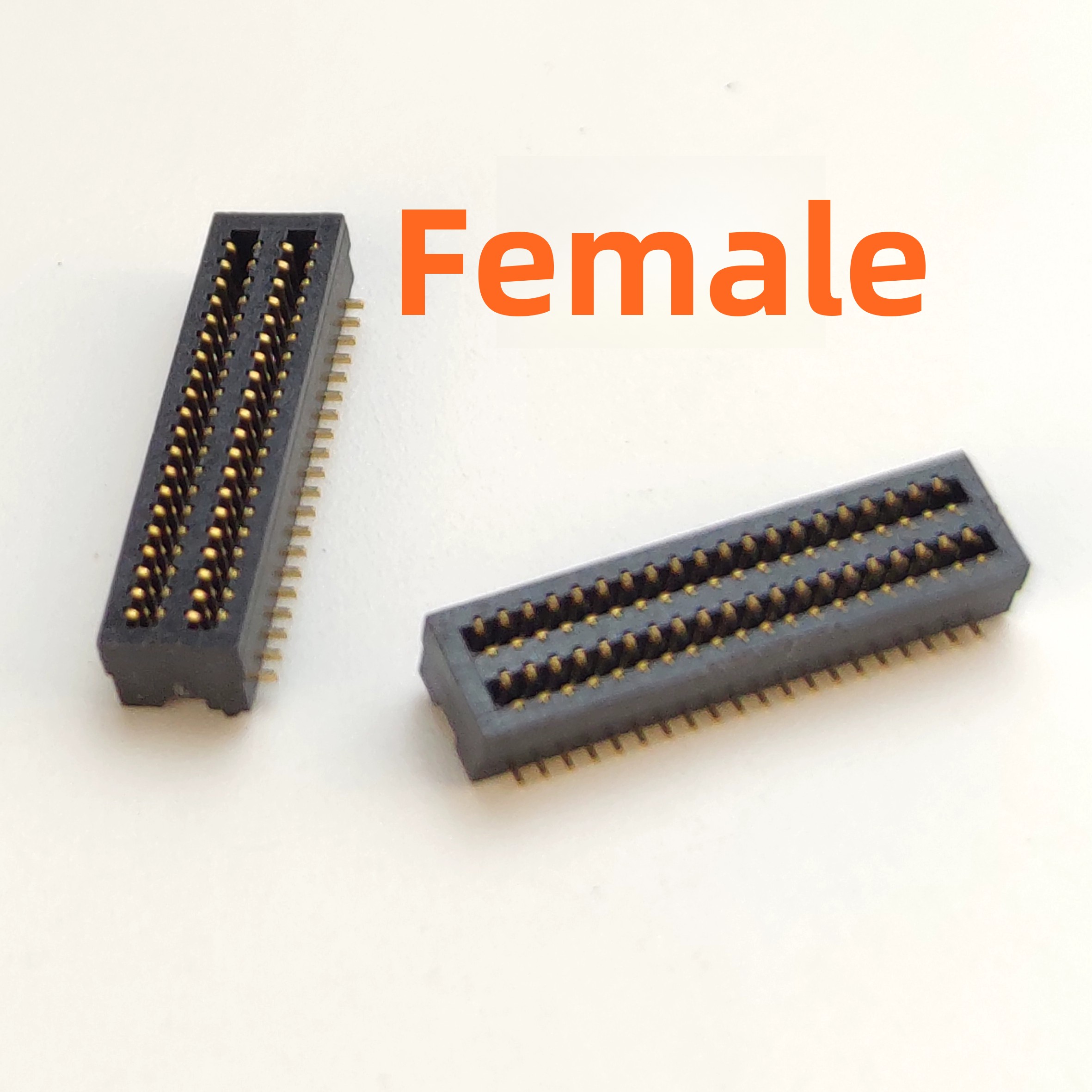 0.8mm 보드 대 보드 커넥터 (이중 슬롯 접점) - 금손가락 커넥터 대체용 - 산업용 BTB 커넥터 [FANKE-19]