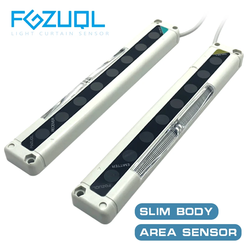 초박형 평면식 안전 광막 센서 (적외선 대향식 NPN 상시폐쇄) RT6-N16 RT6-N8 RT6-N12 [FGZUQL-02]