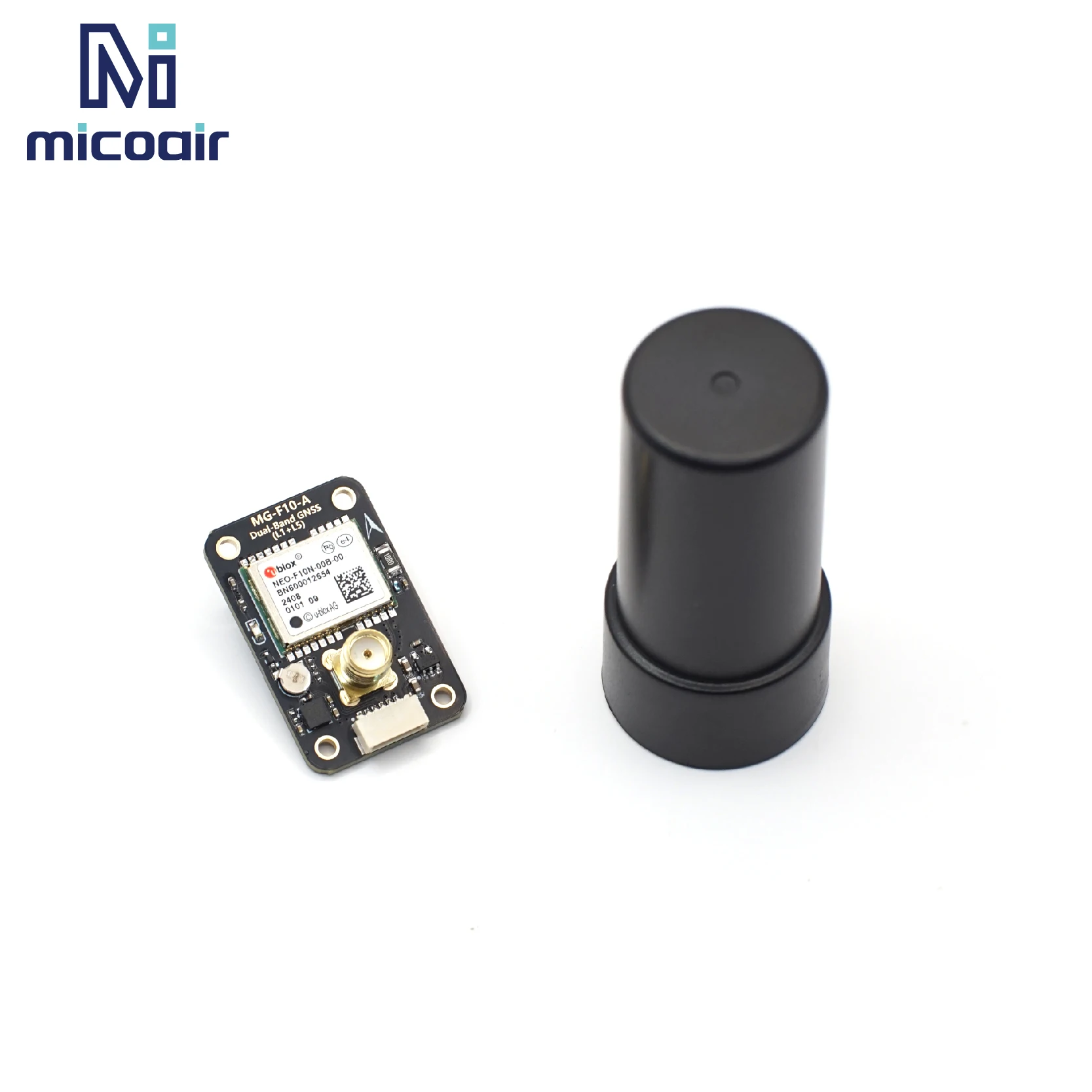 마이크로에어 F10 듀얼밴드 GNSS 모듈+4-arm 헬리컬 풀밴드 안테나 [MicoAir-26]