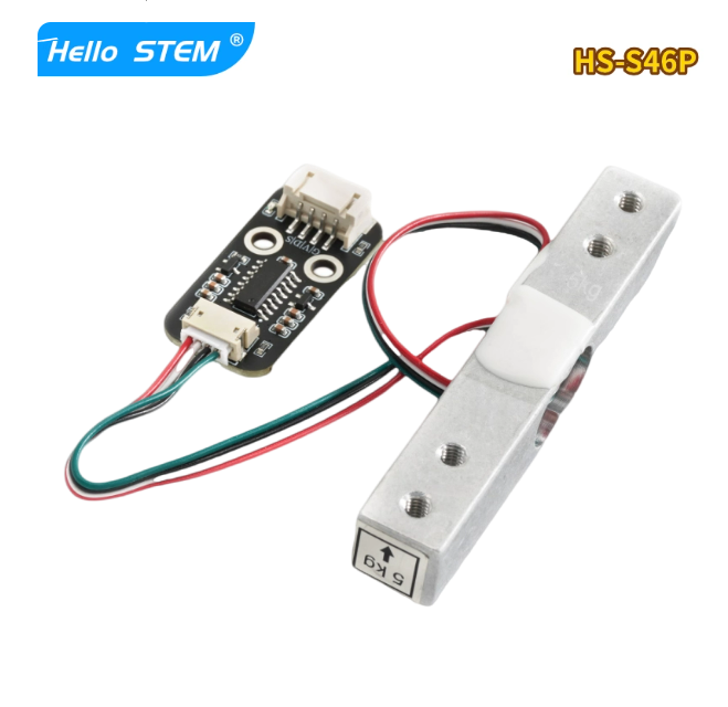 HS-S46P HX711 모듈 (압력 센서-저울 센서) - 전자 저울 모듈 5KG-아두이노 호환 [Hello-STEM-38]
