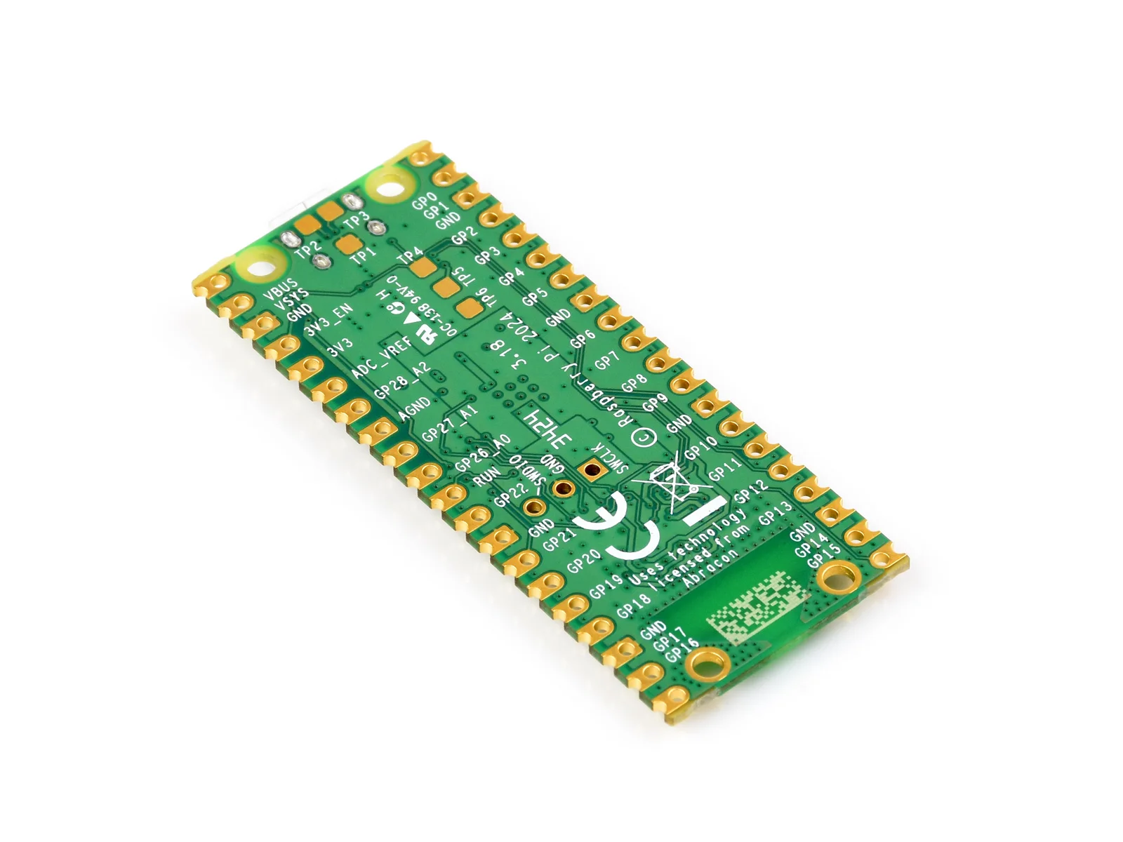 라즈베리 파이 파이코 2 W RP2350 마이크로컨트롤러 개발 보드 WiFi-블루투스 [ZTW40-254]