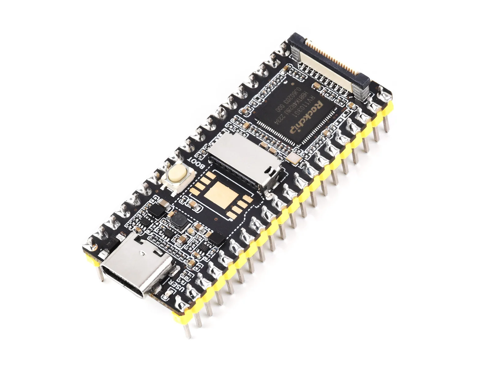 럭폭스 피코 (Luckfox Pico) RV1103 리눅스 개발보드-ARM Cortex-A7 프로세서 탑재 [ZTW40-266]