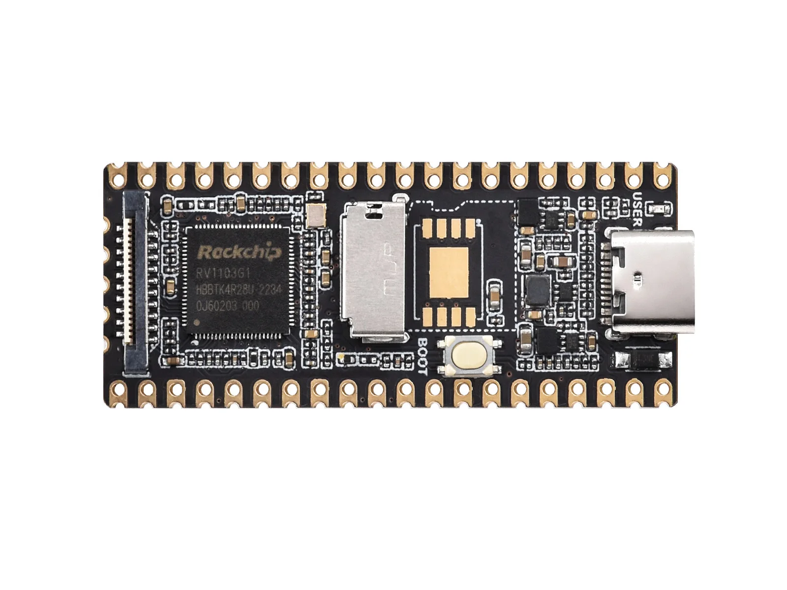 럭폭스 피코 (Luckfox Pico) RV1103 리눅스 개발보드-ARM Cortex-A7 프로세서 탑재 [ZTW40-266]
