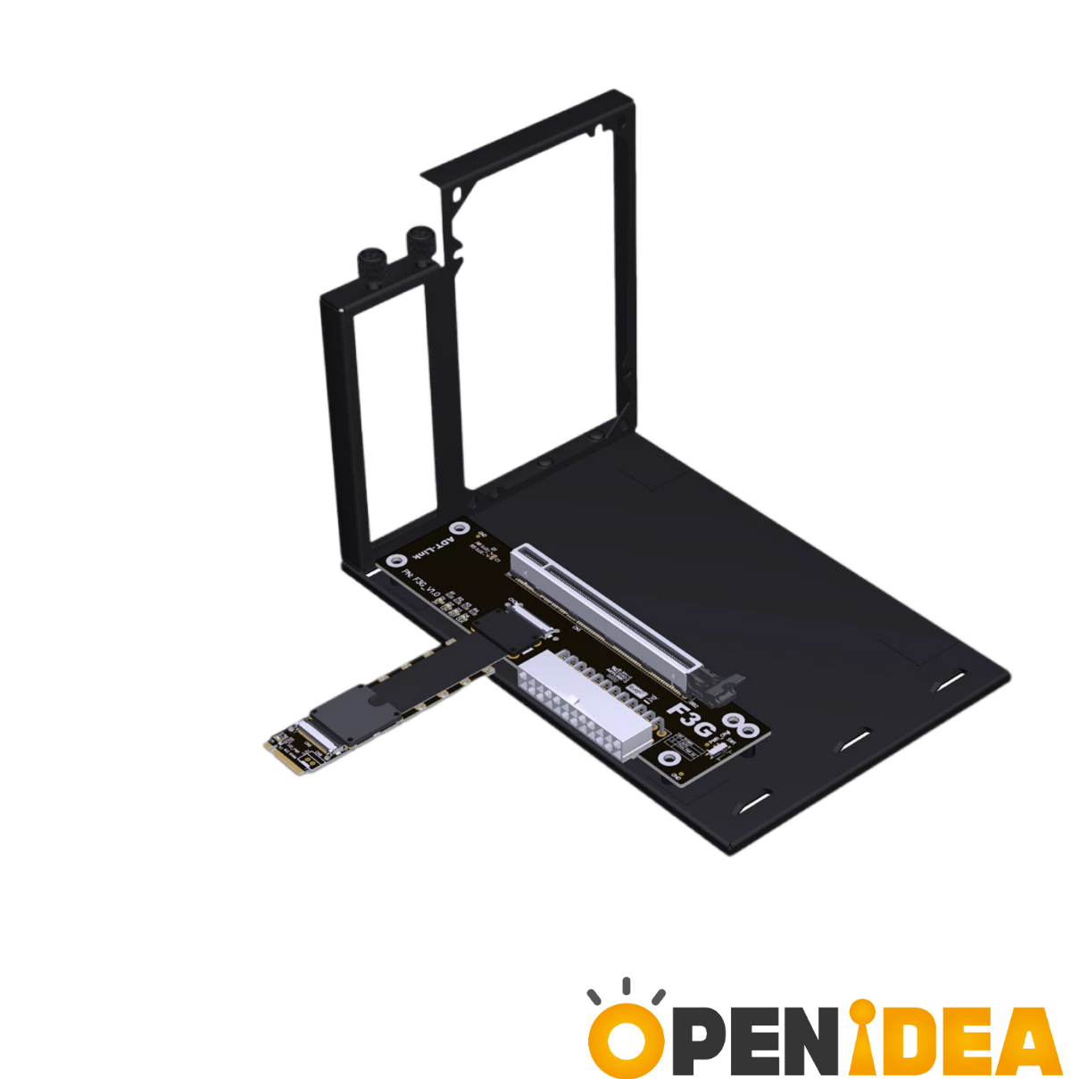 PCIe5.0 F3G 노트북 외장 그래픽카드 변환 M.2 NVMe 확장 도킹스테이션 (FFC 풀스피드 초연질 케이블) [ZBN001-041]
