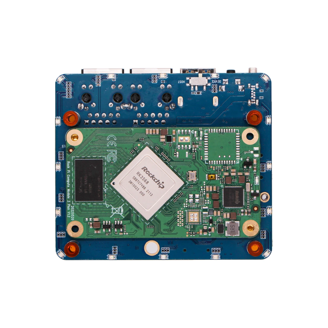 E25 미니 게이트웨이 (듀얼 2.5G LAN-메인보드 업그레이드 - 메탈 방열 케이스) E25 4GB RAM+16GB eMMC [RADXA-33]