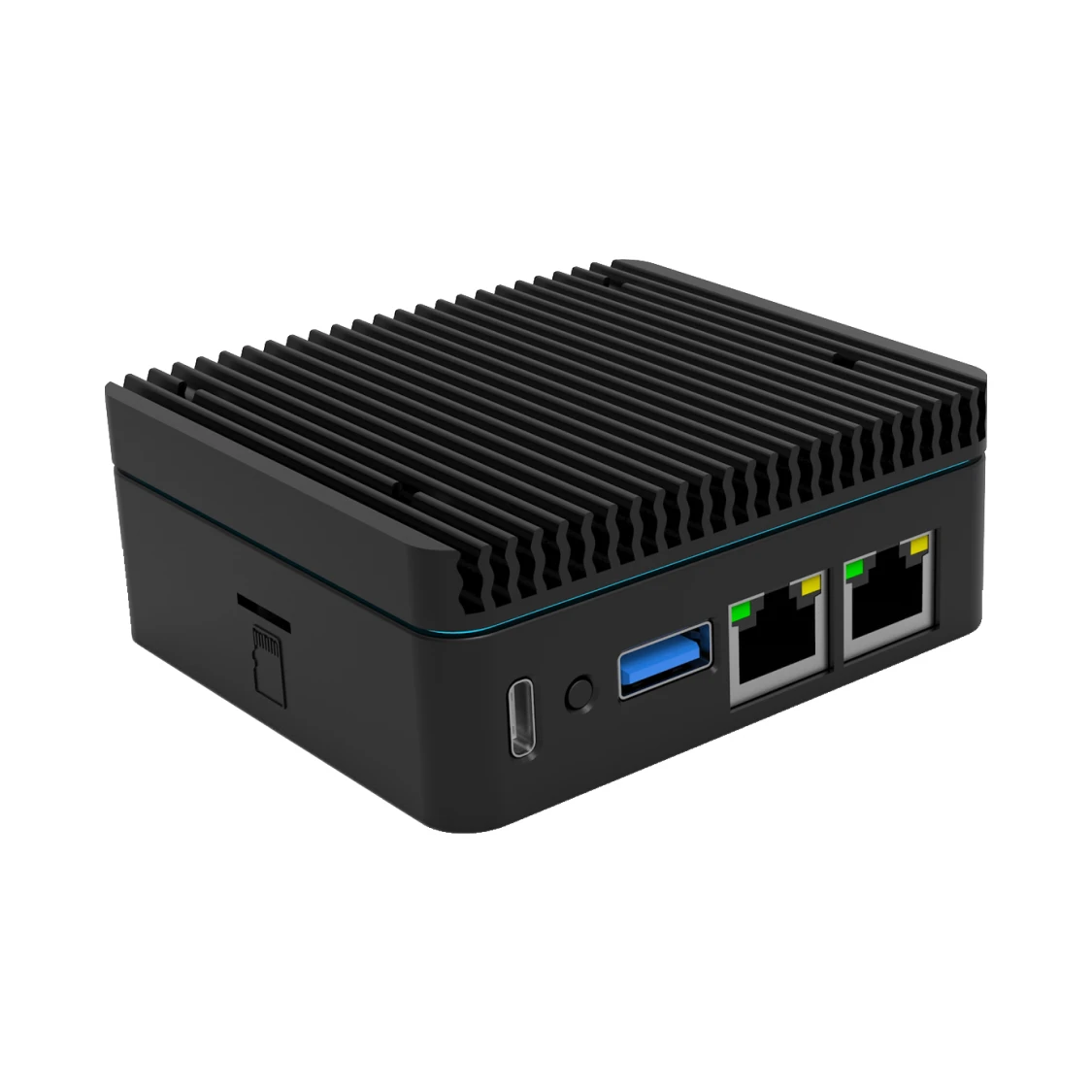 E25 미니 게이트웨이 (듀얼 2.5G LAN-메인보드 업그레이드 - 메탈 방열 케이스) E25 4GB RAM+16GB eMMC [RADXA-33]