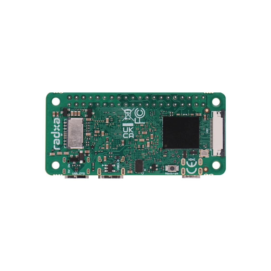 개발보드 ZERO 3W RK3566 쿼드코어 CPU 싱글보드 컴퓨터 메인보드 WiFi6 40핀 헤더 핀 포함 [RADXA-78]