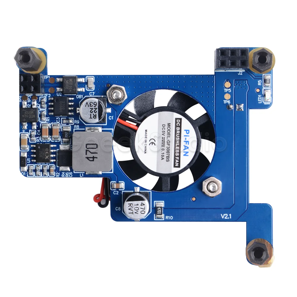 Raspberry Pi 4B 3B+ 이더넷 전원 공급 POE HAT 모듈용 [52PI-033]