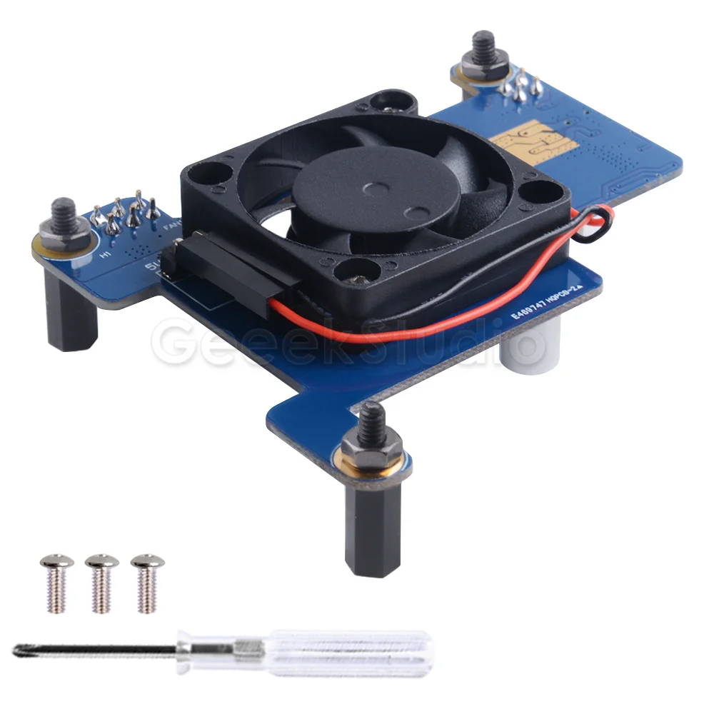 Raspberry Pi 4B 3B+ 이더넷 전원 공급 POE HAT 모듈용 [52PI-033]