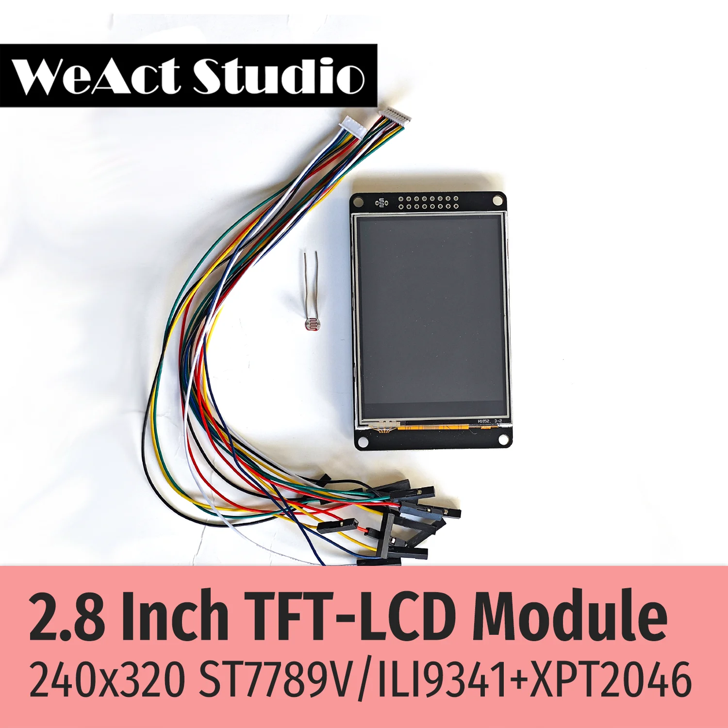 2.8인치 TFT 디스플레이 (컬러 스크린)-ST7789 ILI9341 SPI LCD 240x320 픽셀 액정 모듈 [WeAct-Studio-046]