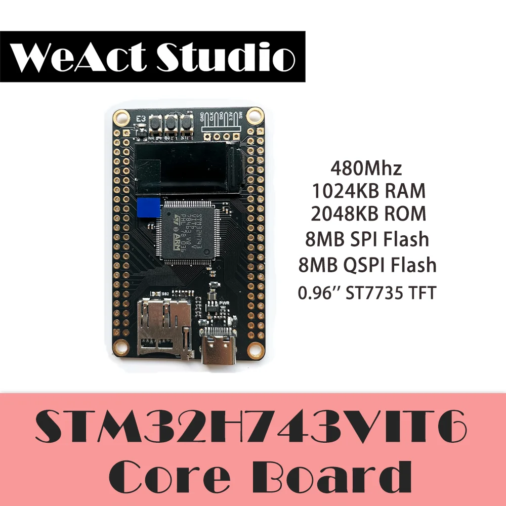 STM32H743 STM32H743VIT6 STM32H7 STM32 데모 보드 코어 보드 [WeAct Studio-032]