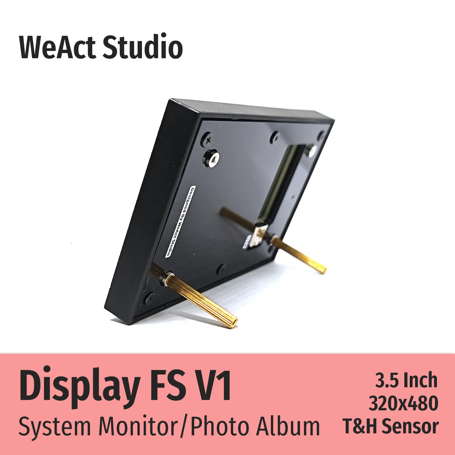 컴퓨터 CPU GPU RAM HDD 디스플레이용 IPS C 타입 보조 화면 320x480 시스템 모니터 사진 앨범 3.5 인치 [WeAct-Studio-057]
