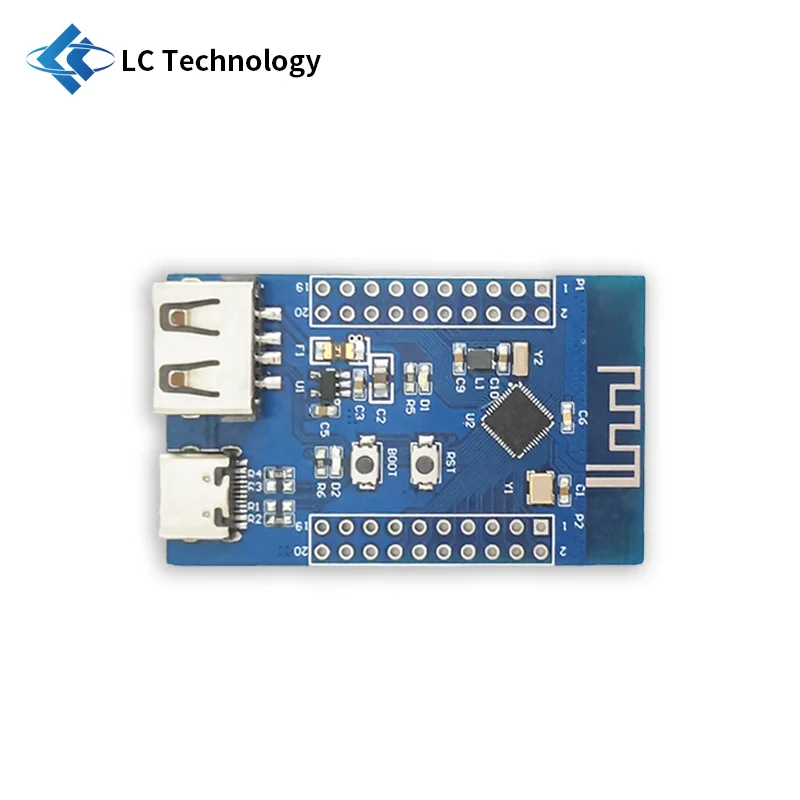 CH582M 개발판 블루투스 5.3 RF2.4G 마이크로컨트롤러 저전력 듀얼 USB RISC-V [LCTECH-01]