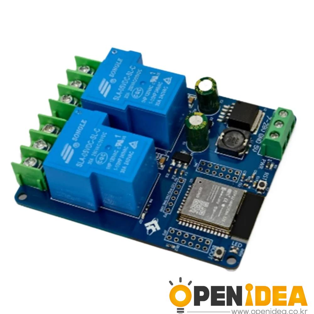 DC7 28 5V 전원 공급 장치 WIFI Bluetooth 듀얼 채널 30A 릴레이 개발 보드 ESP32 보조 개발 [ZTA180-101]