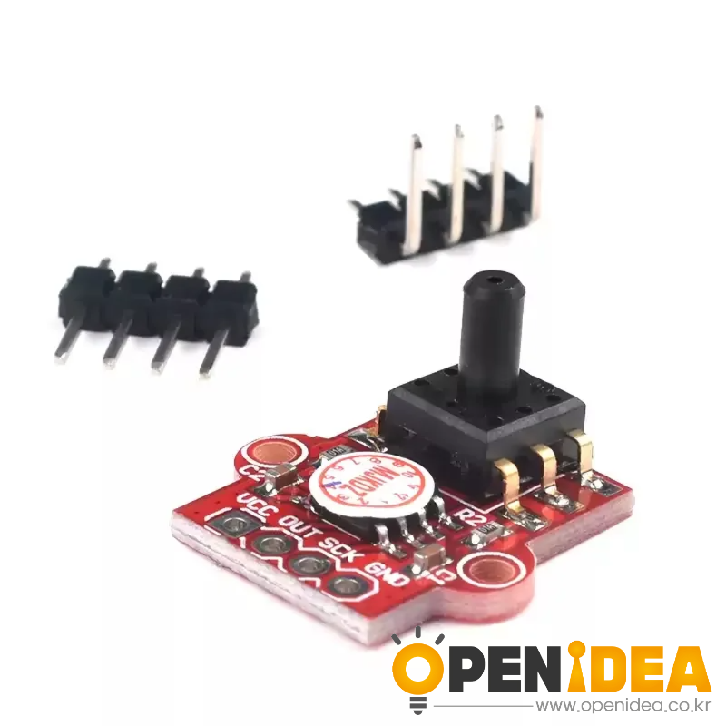 DC 3.3V 5V 0-40KPA 압력 센서 모듈 ARDUINO 용 2.5MM 소프트 튜브 디지털 액체 수위 컨트롤러 보드 연결 압력 센서 [ZTJ68-206]