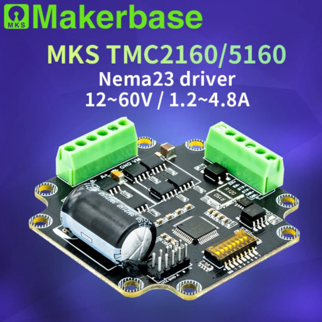 고토크 저소음 CNC 3D 프린터 MKS TMC5160 Nema23 스텝퍼 모터 드라이버 [Makerbase-12]