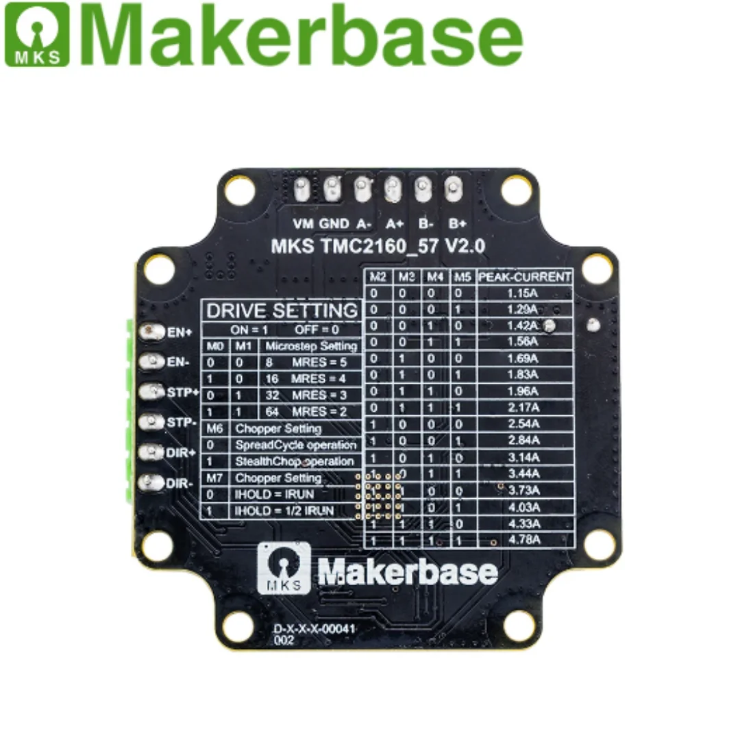 고토크 저소음 CNC 3D 프린터 MKS TMC5160 Nema23 스텝퍼 모터 드라이버 [Makerbase-12]