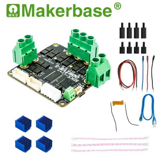 XDrive3.6 56V 고정밀 브러시리스 서보 모터 컨트롤러 ODrive3.6 업그레이드 기반. [Makerbase-07]