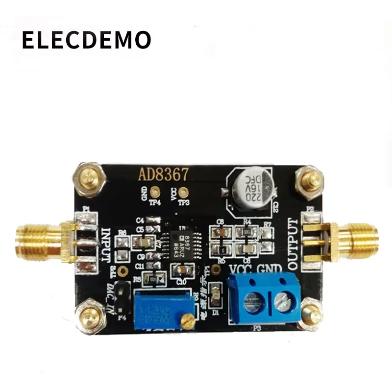 가변 이득 증폭기 AD8367 모듈 500MHz 대역폭 32dB 이득 증폭 보드 [KANGWEI-202]