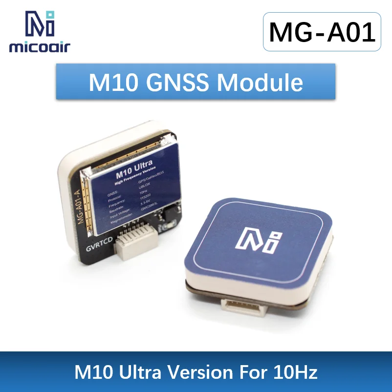 마이크로에어 M10 GPS-베이더우(북두) 모듈 MG-A01 (나침반 5883 내장 크로스오버 드론용 M8N 대체 모델) [MicoAir-25]