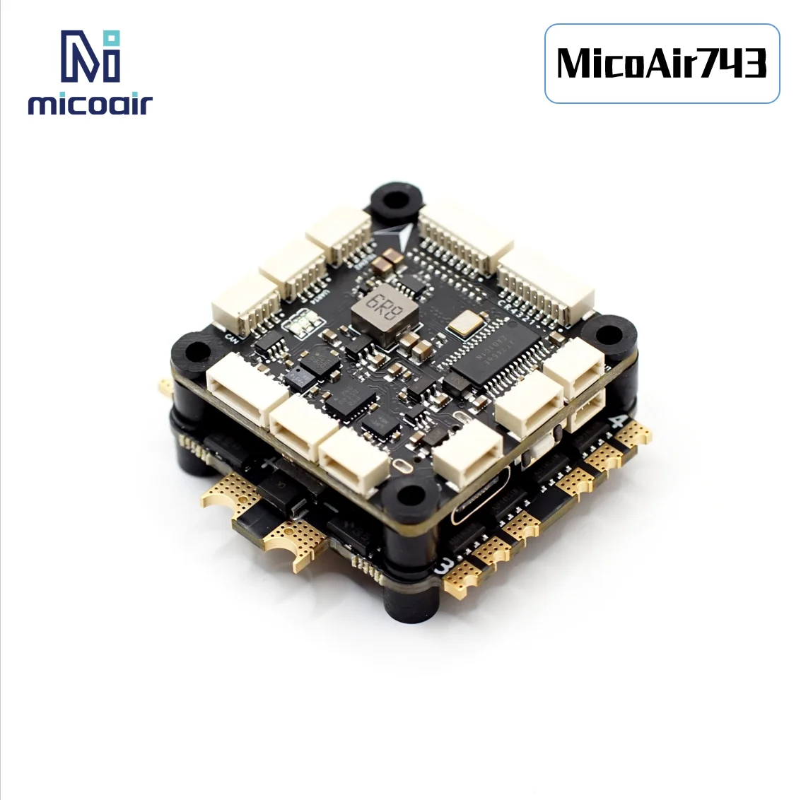 MicoAir743 플라이트 컨트롤러 (고성능 30x30 듀얼 IMU PX4 펌웨어 지원) [MicoAir-10]