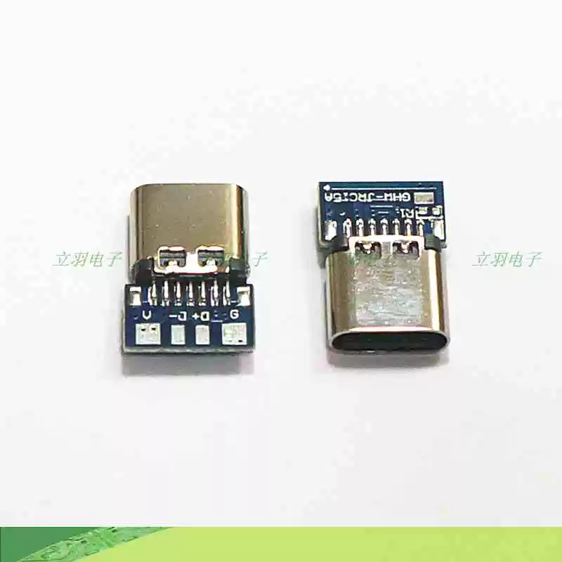 TYPE C 버스바 USB 3.1 전면 및 후면 플러그 용접 PCB 보드 테스터 보드 TAP 커넥터 50PCS [ZCF021-001]