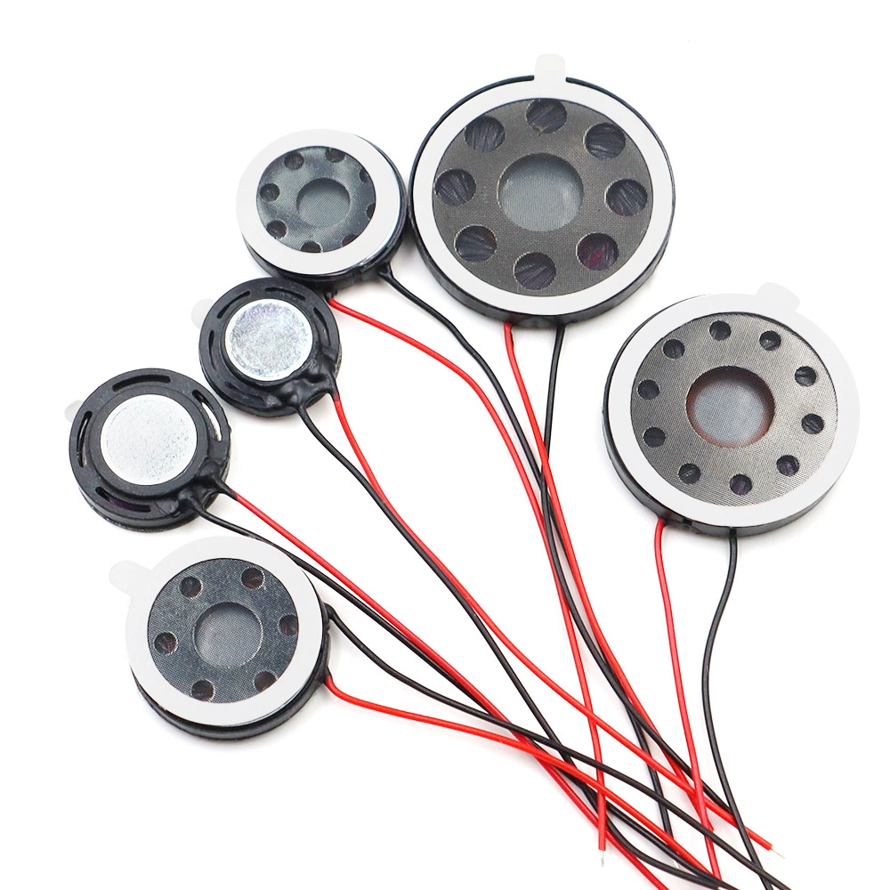 16플라스틱-8Ω1W-L60MM트럼펫 라인 라운드 플레어 5PCS [ZLA032-003]