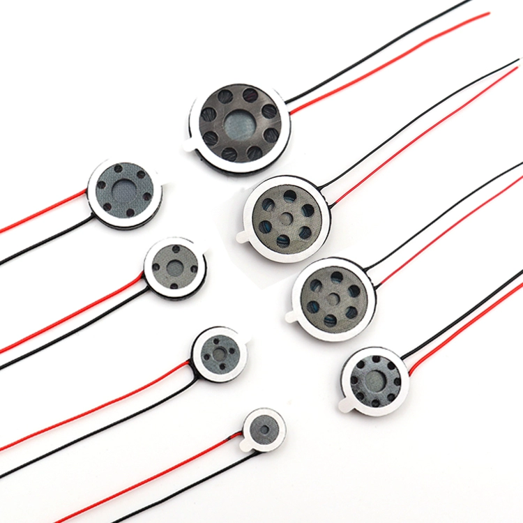 16플라스틱-8Ω1W-L60MM트럼펫 라인 라운드 플레어 5PCS [ZLA032-003]