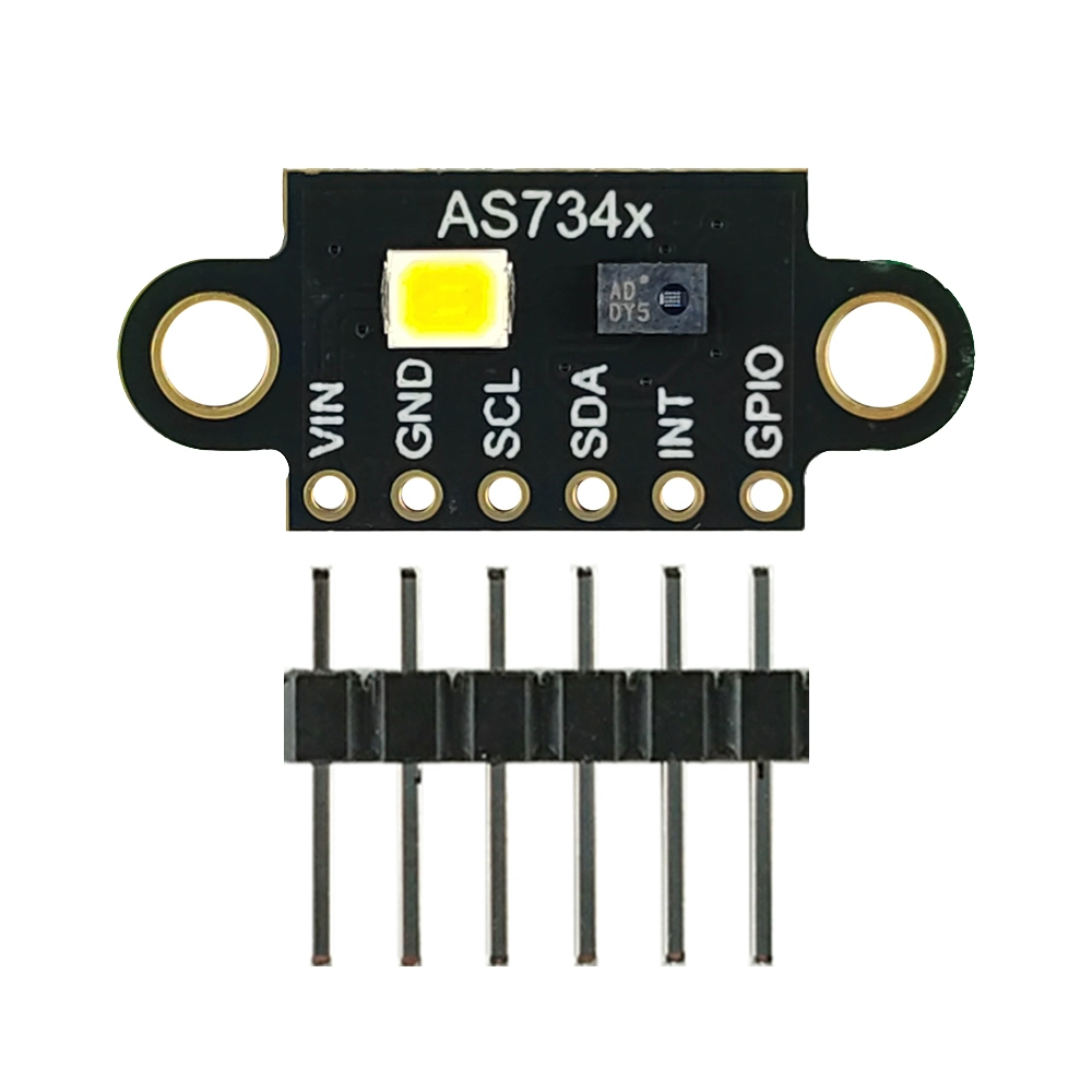 GY-AS7341 가시광선 스펙트럼 고정밀 인식 센서 모듈의 색 온도 조도 및 색 측정 및 검출 [ZTL46-001]