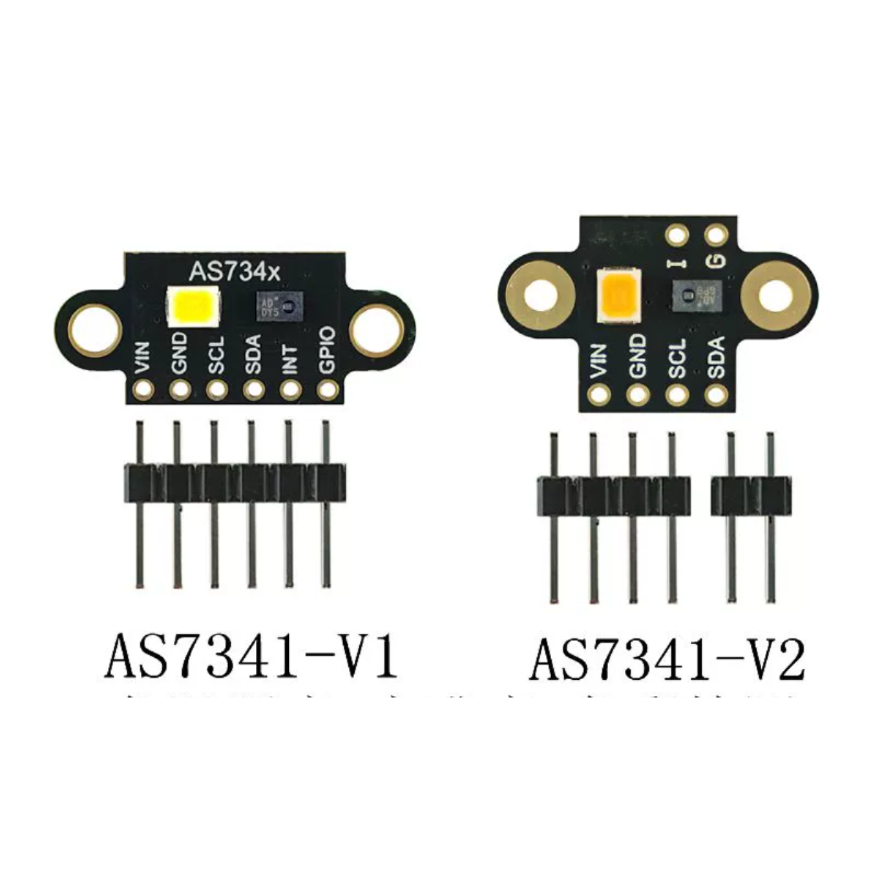 GY-AS7341 가시광선 스펙트럼 고정밀 인식 센서 모듈의 색 온도 조도 및 색 측정 및 검출 [ZTL46-001]