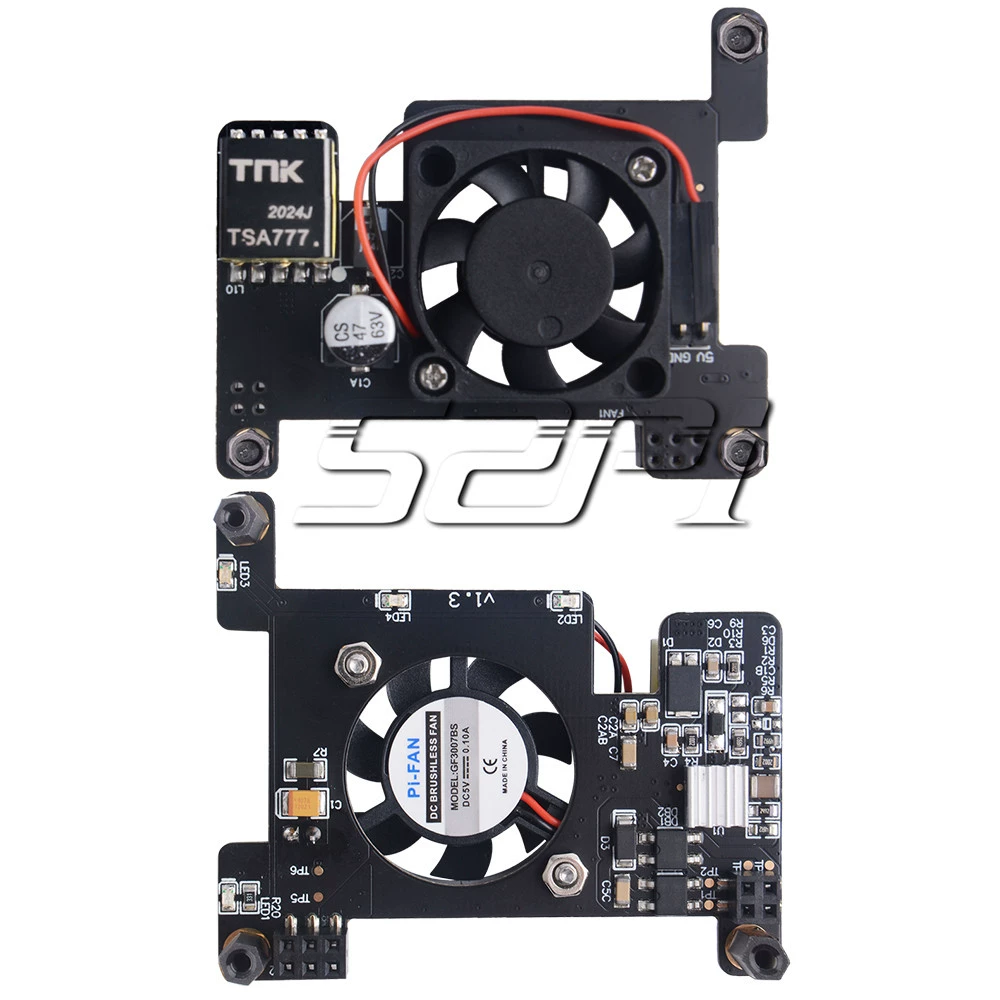 Raspberry Pi 4B 3B+ 격리 PoE HAT 모듈 적용 [52PI-038]