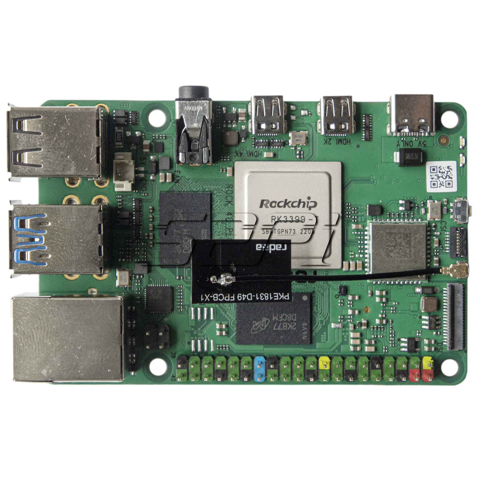 ROCK 4 Model C+ 4GB RK3399-T Arm Cortex-A72 개발판 적용 [52PI-029]