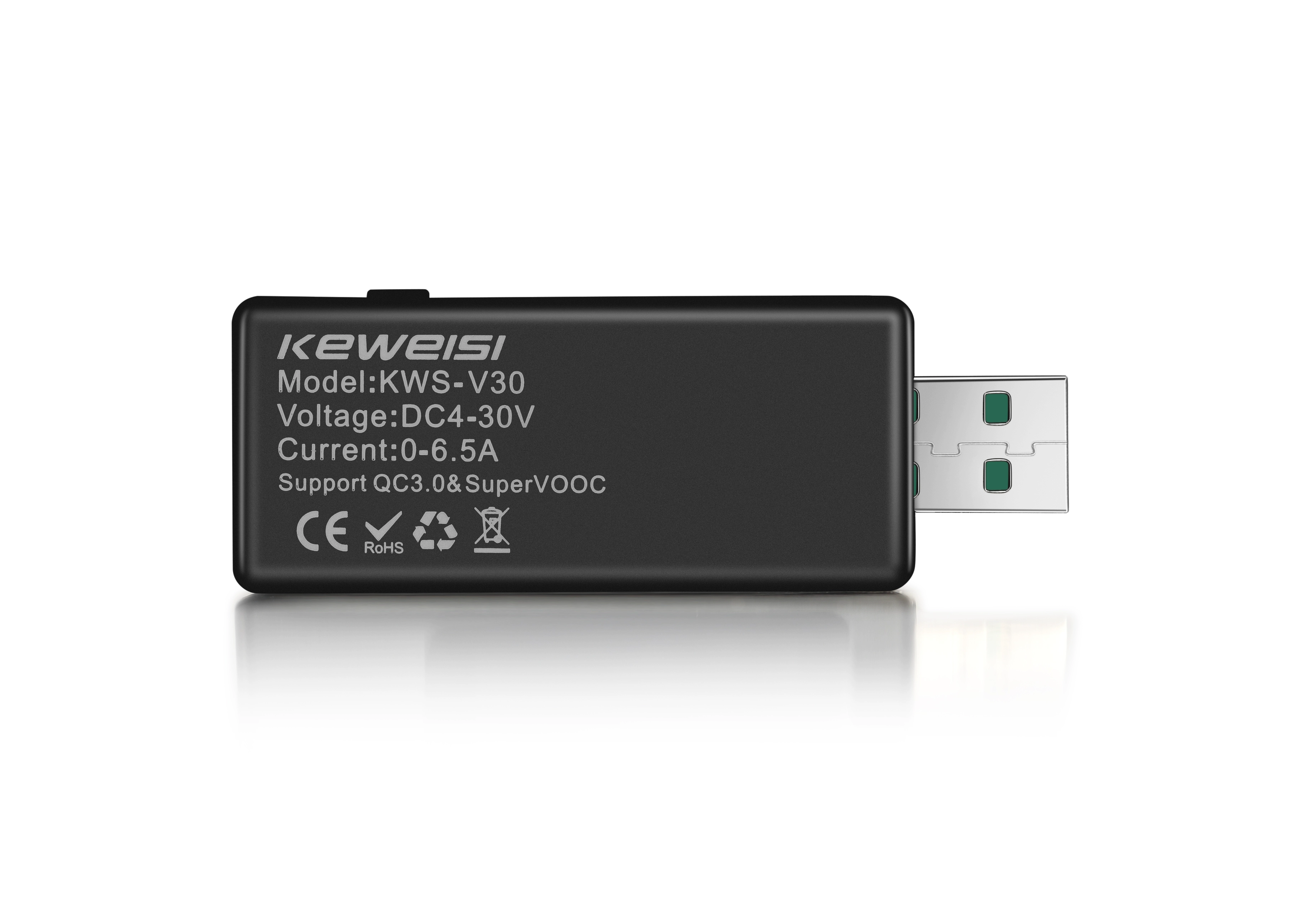 usb 전류 전압 용량 전력 측정기 휴대폰 충전기 프로토콜 KWS-V30 모니터 [ZTJ65-007]