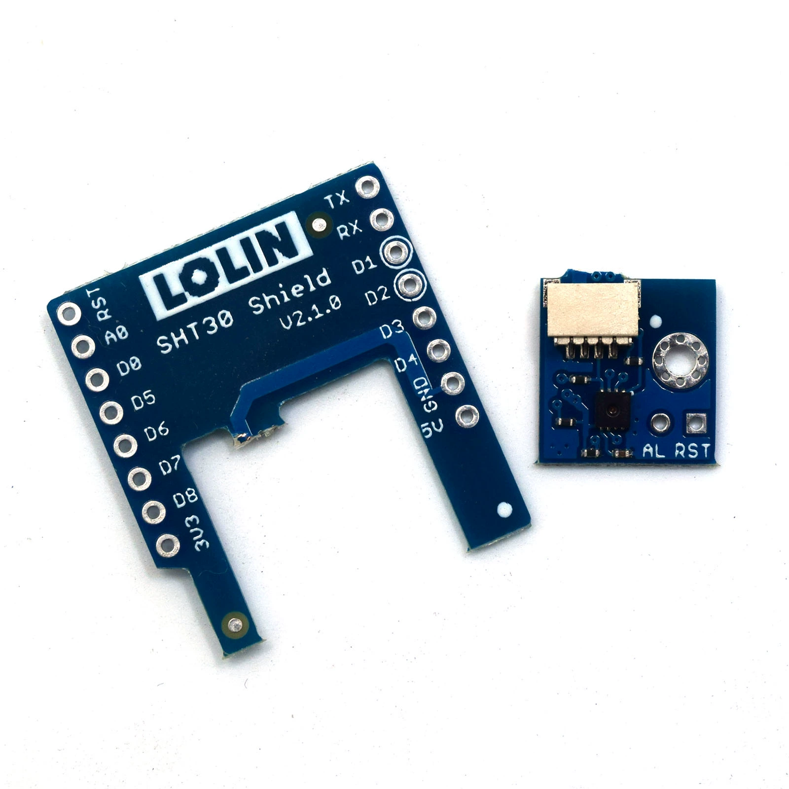 SHT30 온습도 I2C 인터페이스 센서 확장 보드 V2.1.0 D1 Mini용 [LOLIN-024]
