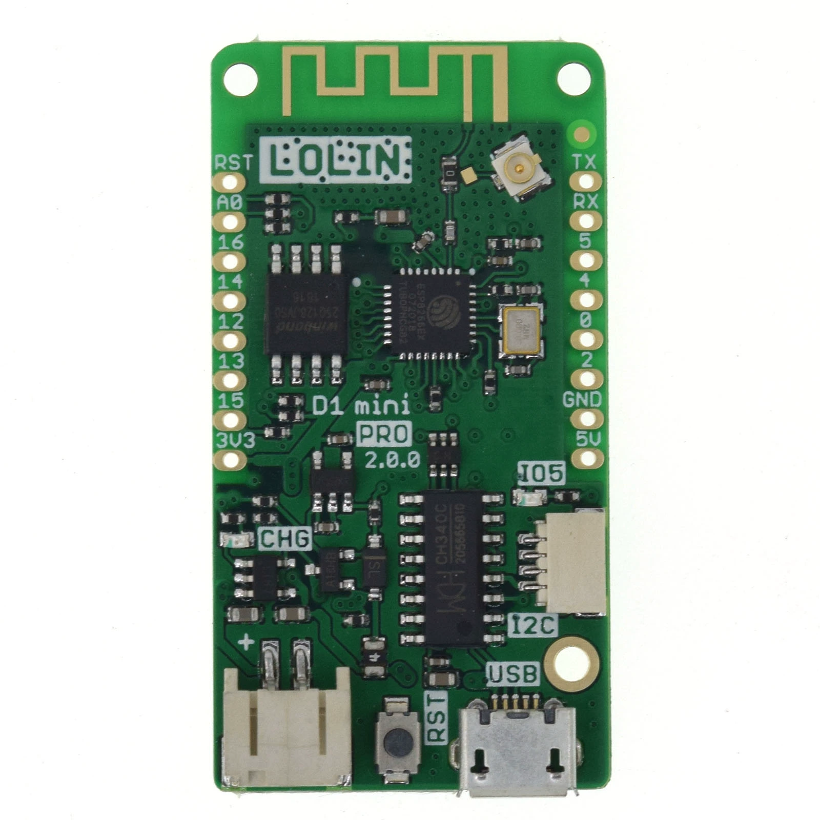 D1 Mini Pro V2.0.0 ESP8266 16MB 외장형 안테나 WIFI 개발보드 [LOLIN-027]
