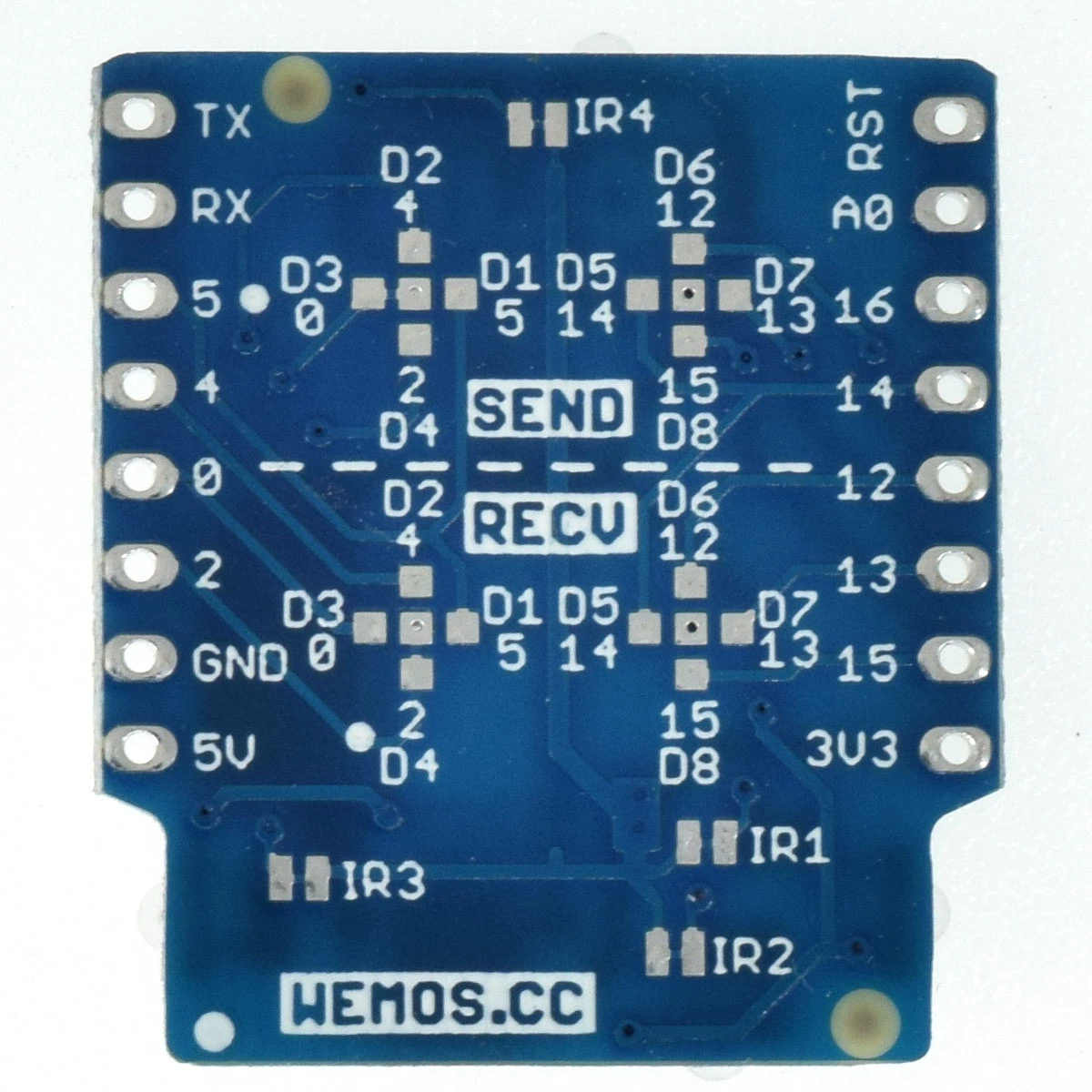 IR Controller 적외선 송수신 확장 보드 V1.0.0 D1 Mini용 [LOLIN-006]