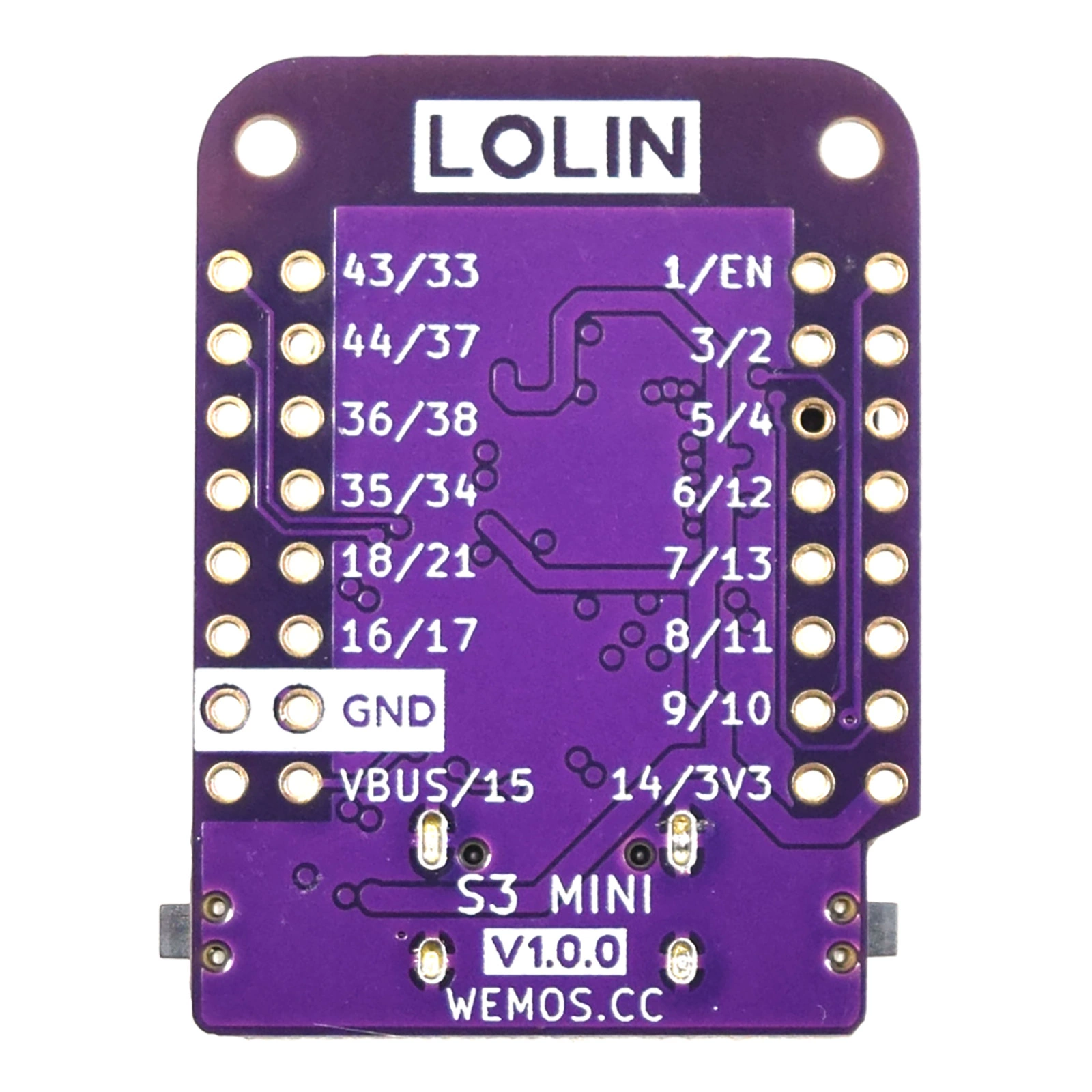 S3 Mini V1.0.0 -  ESP32-S3FH4R2 WIFI 블루투스 개발판 [LOLIN-031]