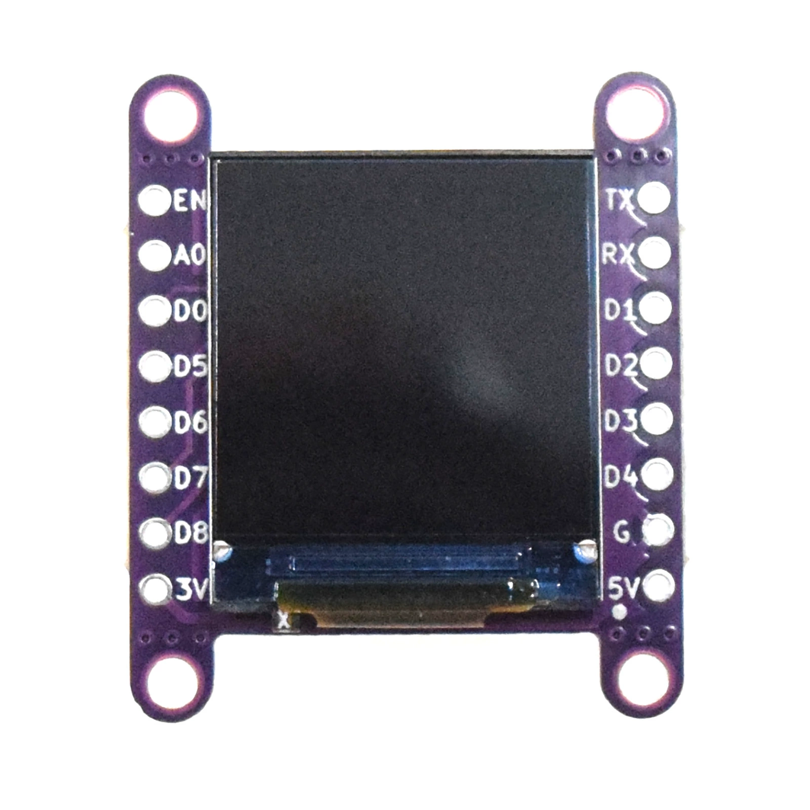 Tft 0.85 Schild V1.0. 0 디스플레이 128x128 Ips Gc9107 (Gc9a01) [LOLIN-004]