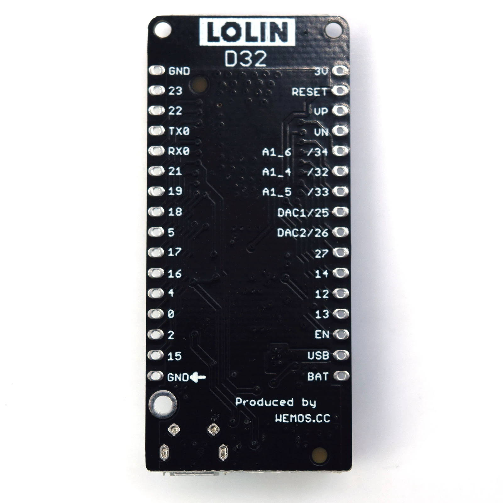 D32 V1.0.0 WIFI 블루투스 개발판 esp32 ESP-WROOM-32 4MB [LOLIN-029]