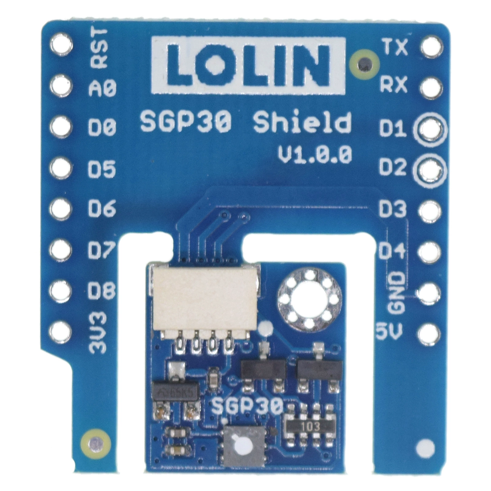 SGP30 공기질 TVOC 에코2 센서 확장판 V1.0.0 D1 Mini용 [LOLIN-013]
