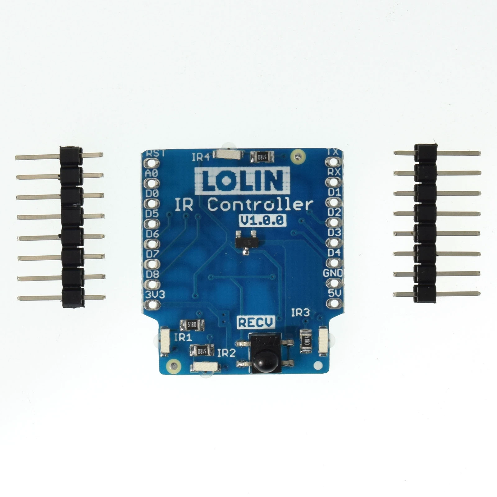 IR Controller 적외선 송수신 확장 보드 V1.0.0 D1 Mini용 [LOLIN-006]