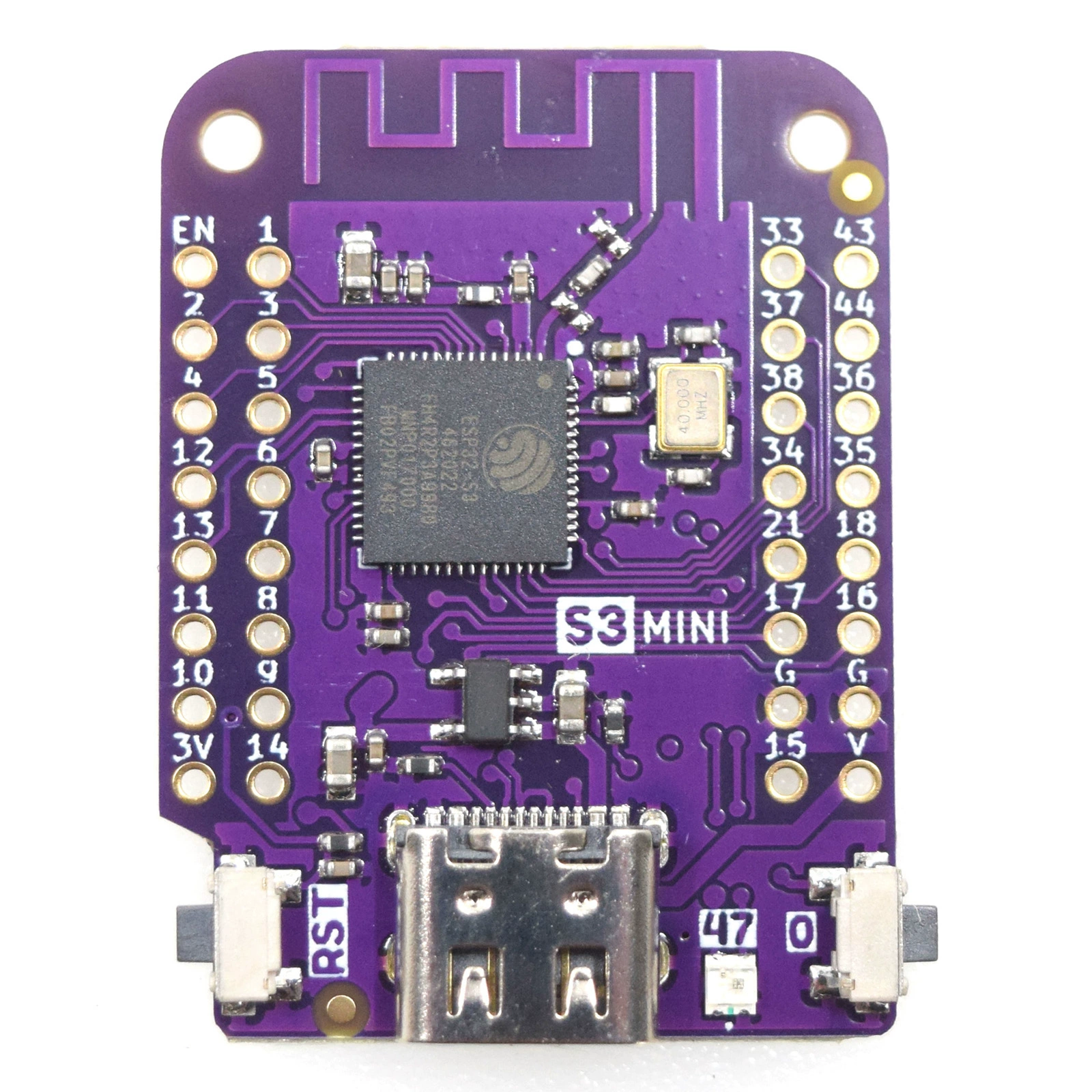 S3 Mini V1.0.0 -  ESP32-S3FH4R2 WIFI 블루투스 개발판 [LOLIN-031]