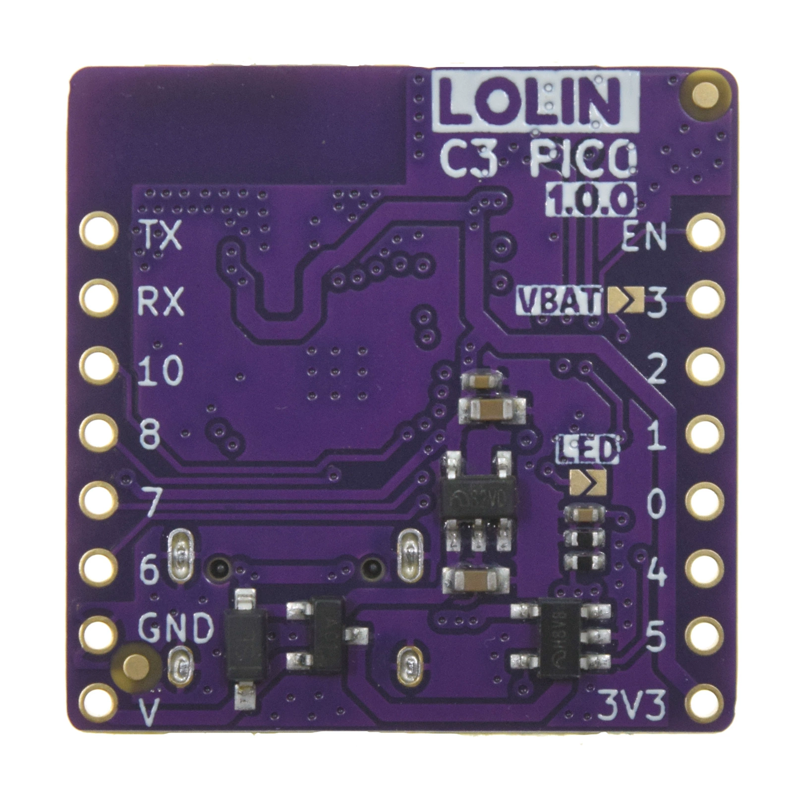 C3 PICO V1.0.0 ESP32-C3FH44MB 와이파이블루투스 [LOLIN-020]