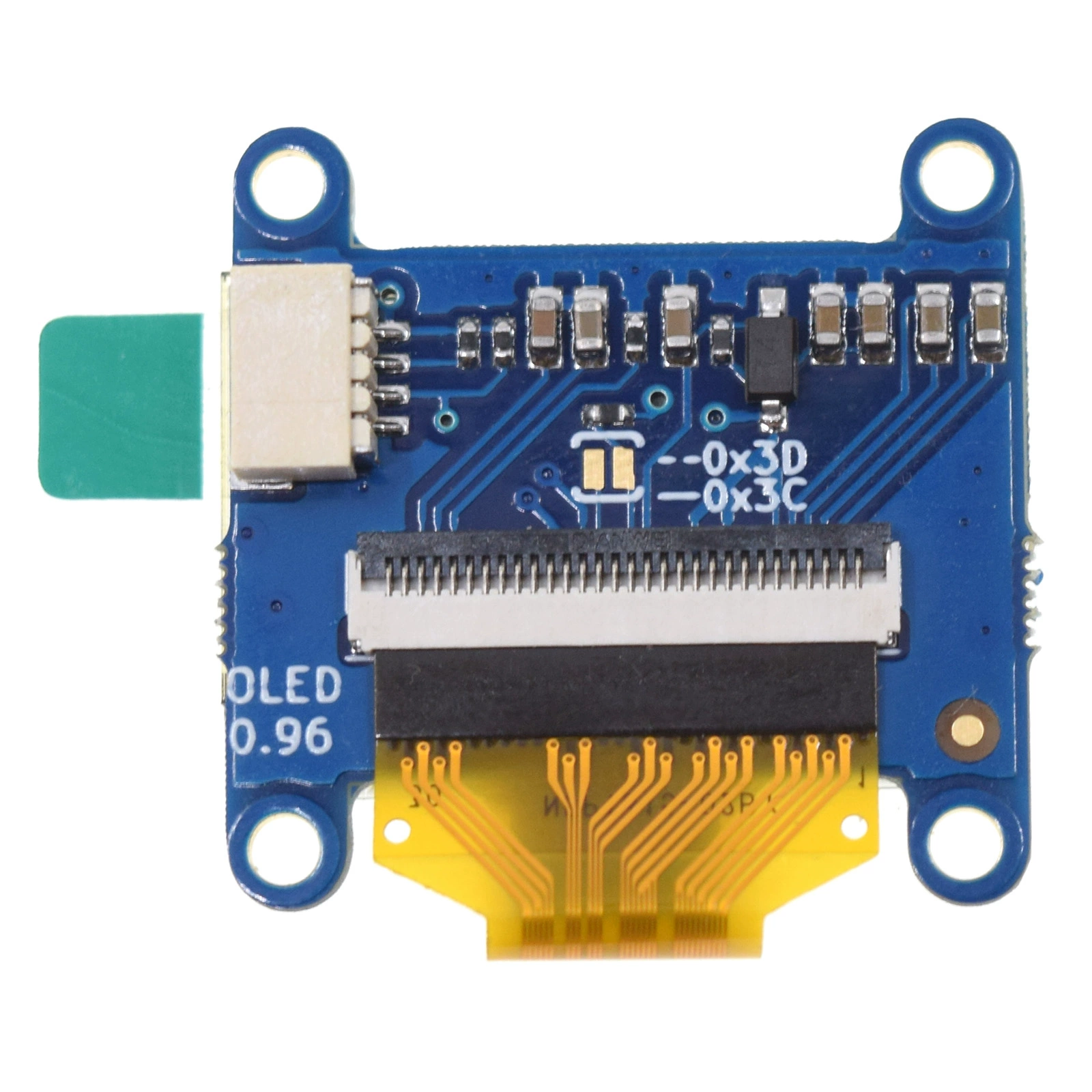 OLED 0.96 128x64 디스플레이 I2C 인터페이스 확장판 V1.0.0은 D1 Mini용 [LOLIN-014]