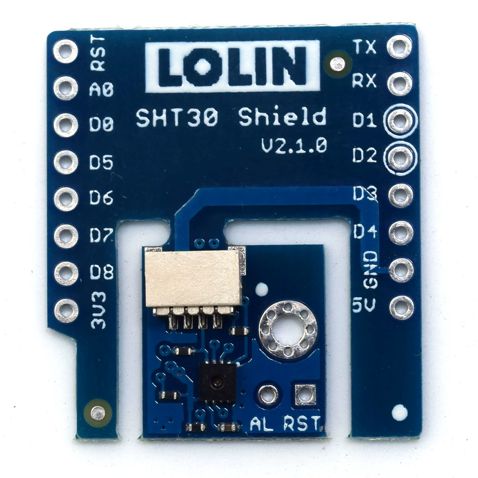 SHT30 온습도 I2C 인터페이스 센서 확장 보드 V2.1.0 D1 Mini용 [LOLIN-024]