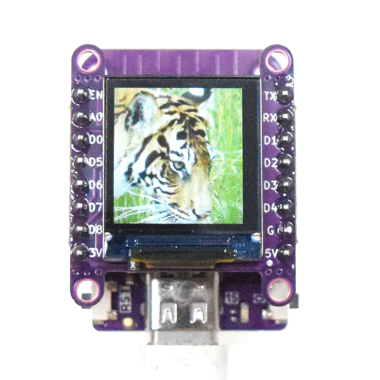Tft 0.85 Schild V1.0. 0 디스플레이 128x128 Ips Gc9107 (Gc9a01) [LOLIN-004]