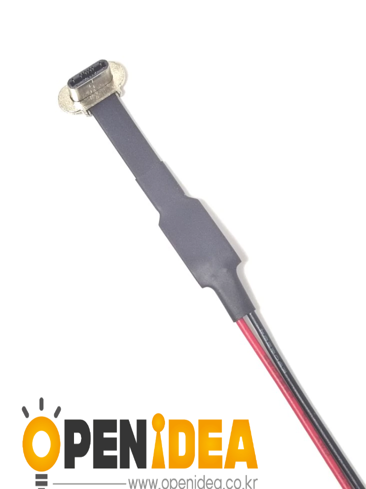 TYPE C 단자 장선 충전 데이터 무저항 배선 125MM [ZCJ005-012]