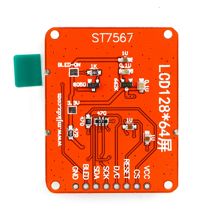 LCD12864 백라이트 128x64 LCD 모듈 제조업체 직판 3.3-5V 전력 공급 [MJKDZ-31]
