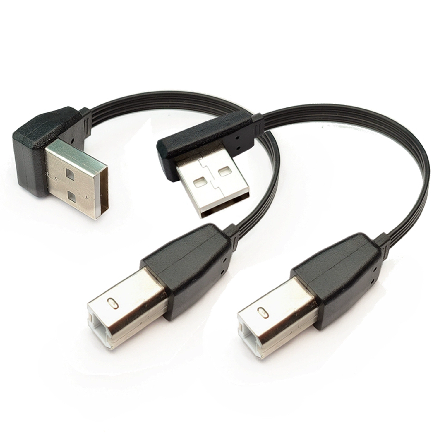 006 소프트 USB2.0 상하 좌우 굽힌 90도 직각 사각 데이터 선 BM 데스크톱 프린터 선 30CM [ZBC011-003]